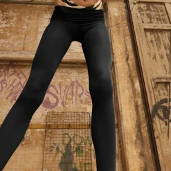 INGRID STRØMPEBUKSER | BLACK