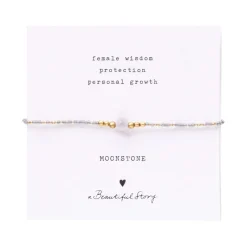 IRIS CARD MOONSTONE BRACELET