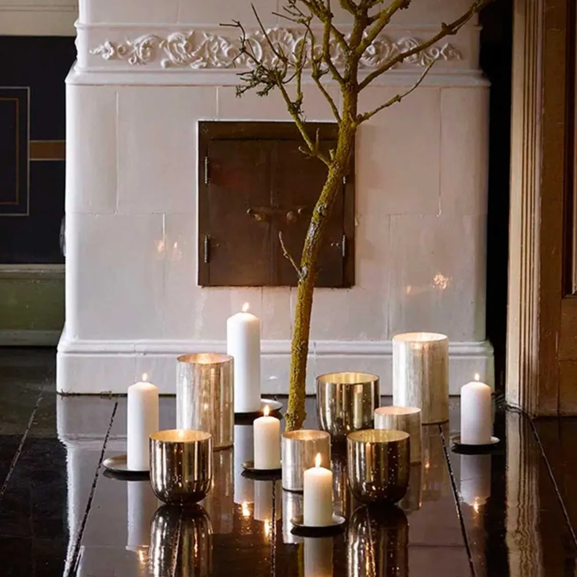 IRIS CYLINDERLYSESTAGE 19 CM | SØLVLOOK