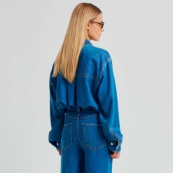 IRVANA DENIM SHIRT | BLUE DENIM