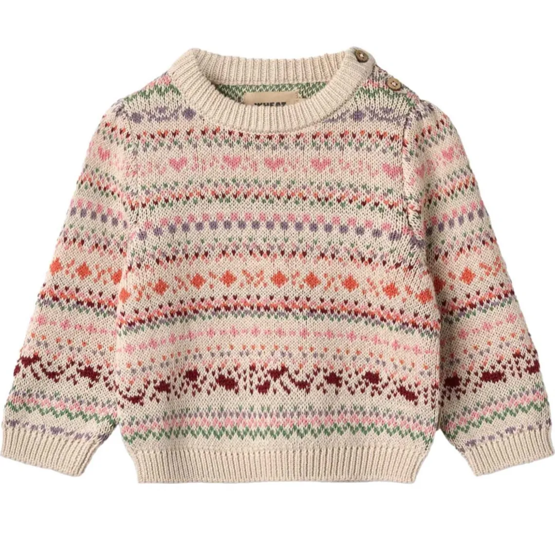 JACQUARD OLGA PULLOVER | MULTI