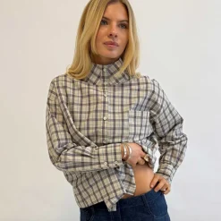 JESSIE CHECK SHIRT | BLUE CHECK