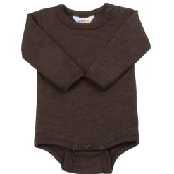 JOHA BODYSTOCKING I MERINOULD | MØRKEBRUN