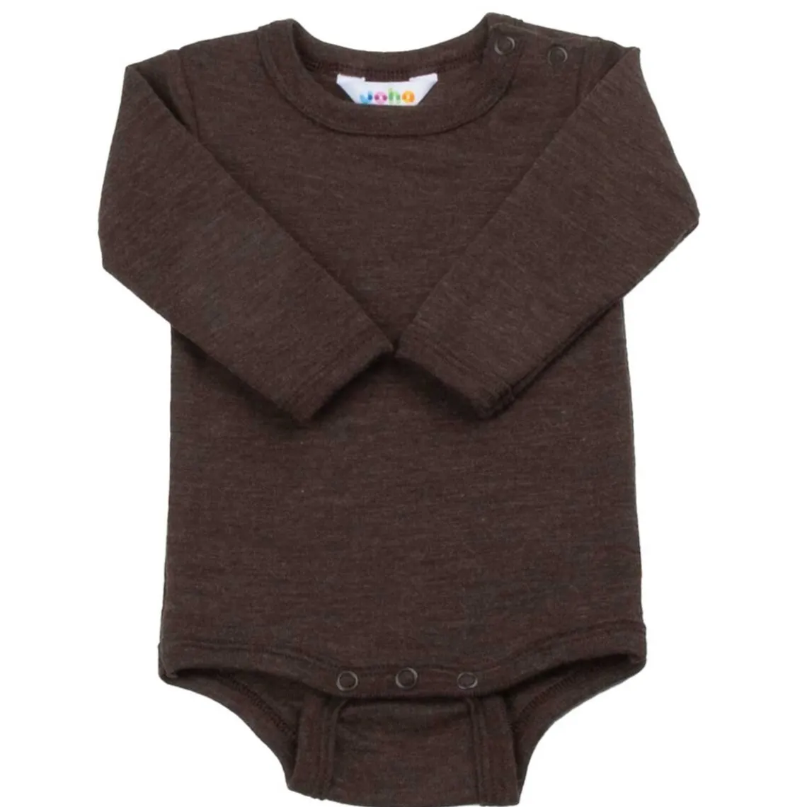 JOHA BODYSTOCKING I MERINOULD | MØRKEBRUN