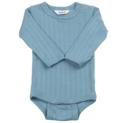 JOHA BODYSTOCKING M/LANGE ÆRMER | STØVET BLÅ