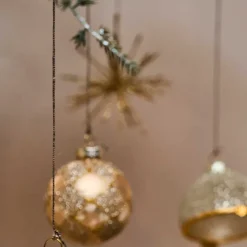 JULEKUGLE D6CM | GOLD/CHAMPAGNE