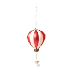JULEPYNT - BALLON I GLAS M/MOTIV 8 CM | ENGEL