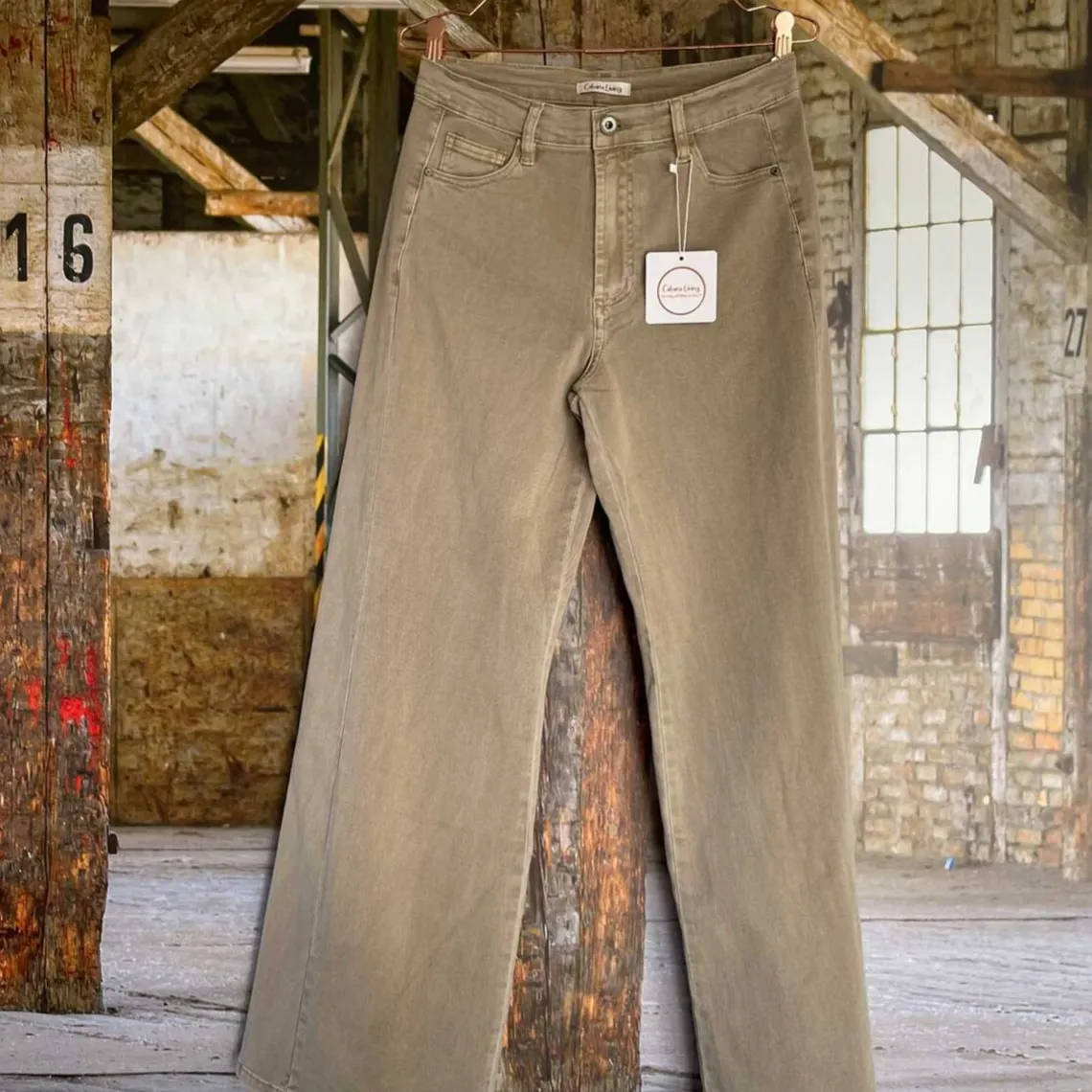 JULIETTA COLOR BUKSER | BEIGE