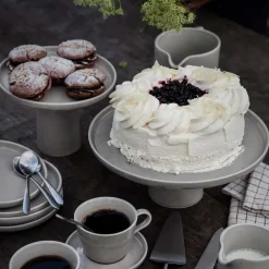 KAGEFAD I PORCELÆN 11,5X27 CM | SAND