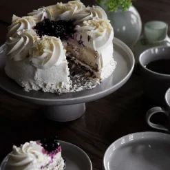 KAGEFAD I PORCELÆN 11,5X27 CM | SAND