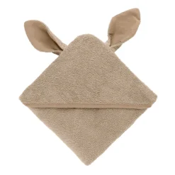 KANGAROO HOODIE TOWEL BABY | VANILLA