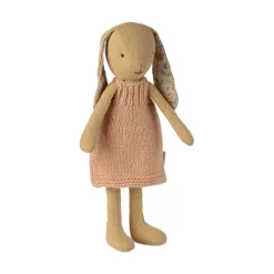 KANIN STR. 1 - CREMEGUL - STRIKKET KJOLE