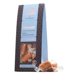 KARAMELLER I ÆSKE - 90G | HAVSALT