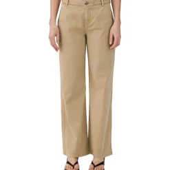 KARMEY CHINO WIDE PANTS | KHAKI