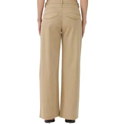 KARMEY CHINO WIDE PANTS | KHAKI