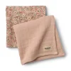 KAYA MUSLIN 2-PACK STOFBLEER | ROSE DUST