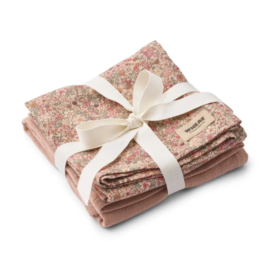 KAYA MUSLIN 2-PACK STOFBLEER | ROSE DUST