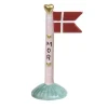 KERAMIK FLAG MOR 14 CM | GRØN FOD