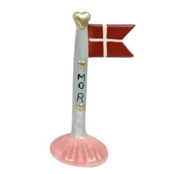 KERAMIK FLAG MOR 14 CM | ROSA FOD