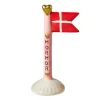 KERAMIKFLAG MORMOR 14 CM | LYSERØD