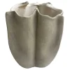 KERAMISK VASE GRÅ