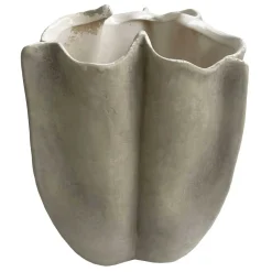 KERAMISK VASE GRÅ