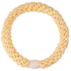 KKNEKKI HÅRELASTIK | LIGHT YELLOW GLITTER