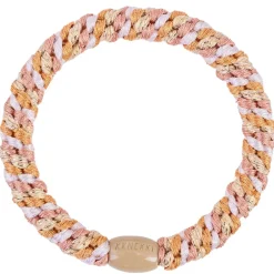 KKNEKKI HÅRELASTIK | PINK NUDE GLITTER