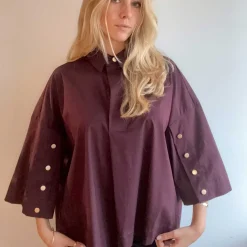 KLARA SHIRT | BORDAUX