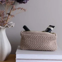 KNITTED CLUTCH | TIGER MELANGE