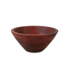 KONISK SALATSKÅL LILLE - DARK BROWN