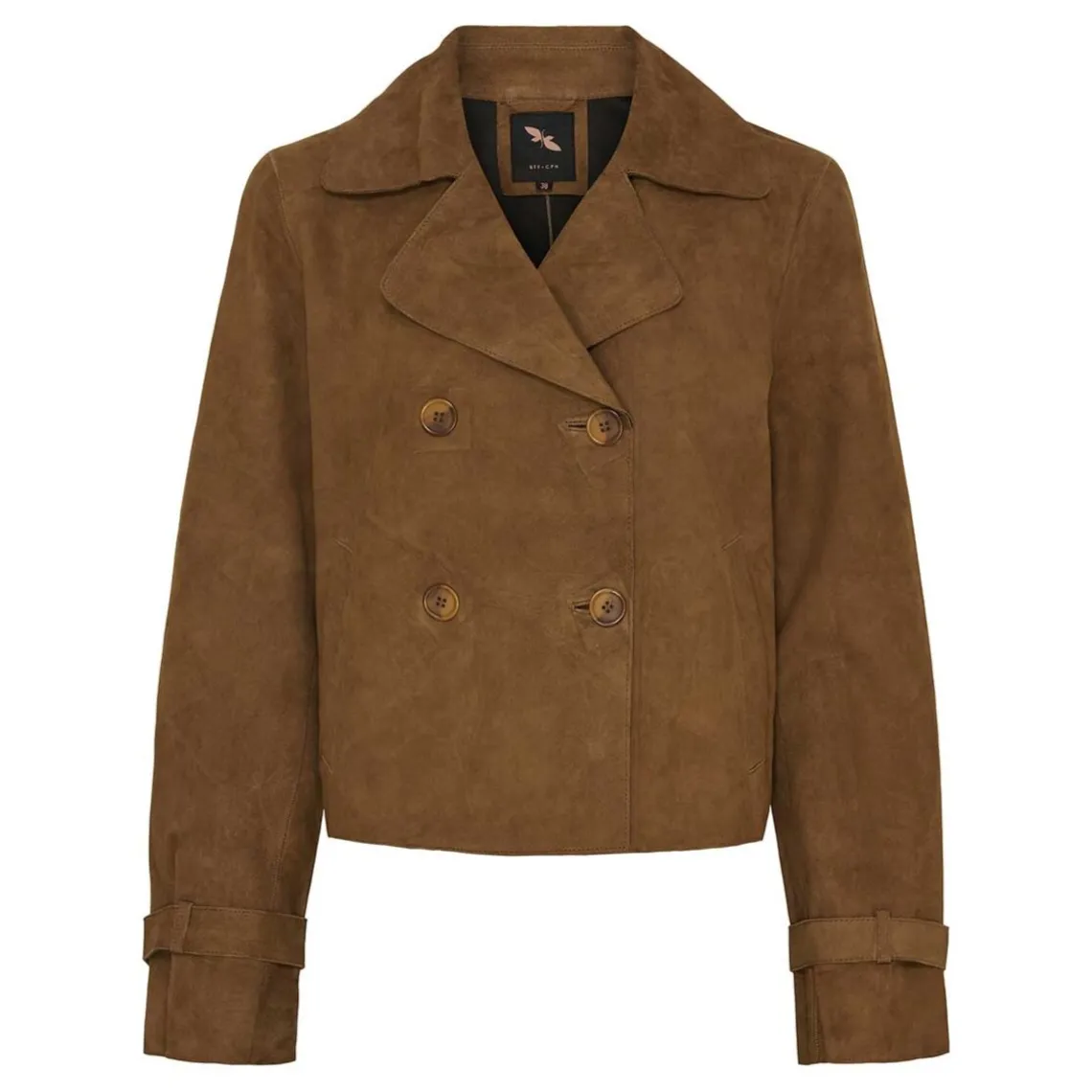 KORT TRENCHCOAT I RUSKIND | CARAMEL