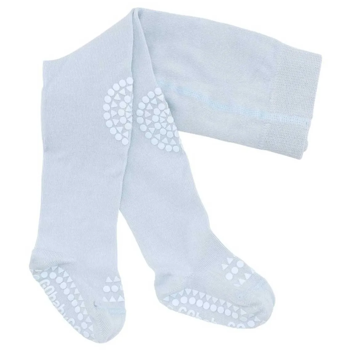 KRAVLE STRØMPEBUKSER I ØKOLOGISK BOMULD | SKY BLUE