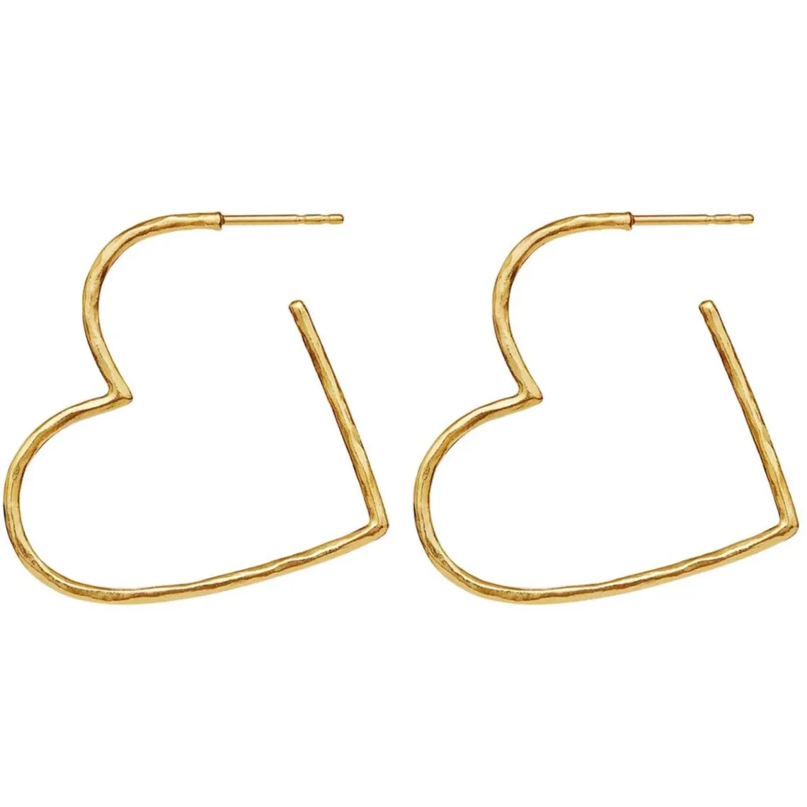 LAIA GRANDE ØRERINGE | FORGYLDT