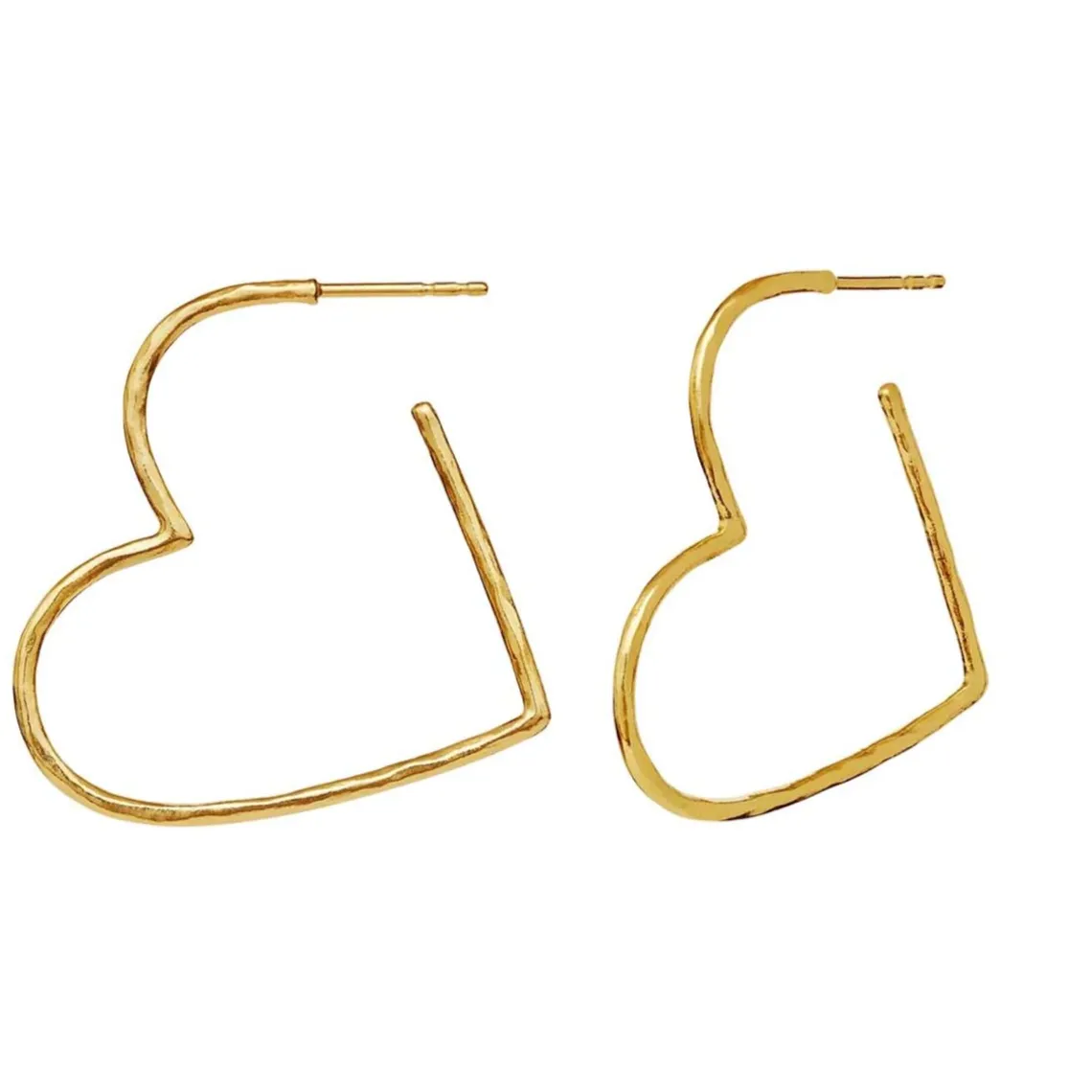 LAIA GRANDE ØRERINGE | FORGYLDT