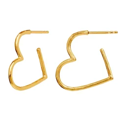 LAIA MIDI ØRERINGE | FORGYLDT