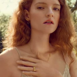 LAIA MIDI ØRERINGE | FORGYLDT