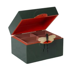 LAKSKRIN M/GULDSMED BIG 14X18X12 CM | RACING GREEN