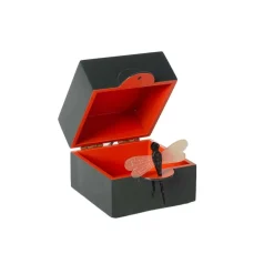 LAKSKRIN M/GULDSMED SMALL 12X12X10 | RACING GREEN