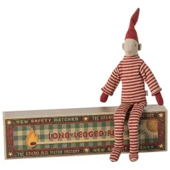 LANGBENET NISSE I TÆNDSTIKÆSKE - 34 CM