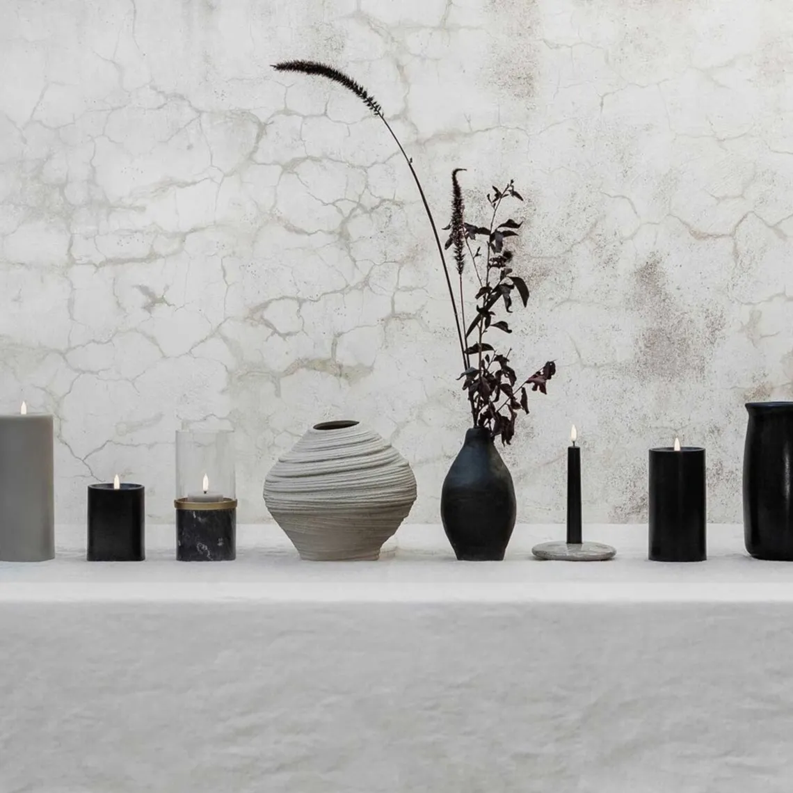 LANTERNE I MARMOR | GALAXY BLACK