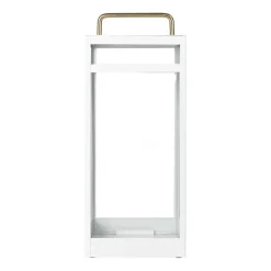 LANTERNE PURE NORDIC LARGE 20X20X56 CM | SNOW