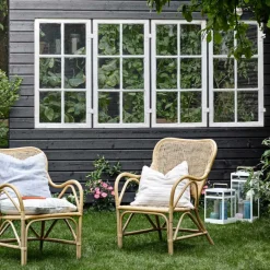 LANTERNE PURE NORDIC LARGE 20X20X56 CM | SNOW