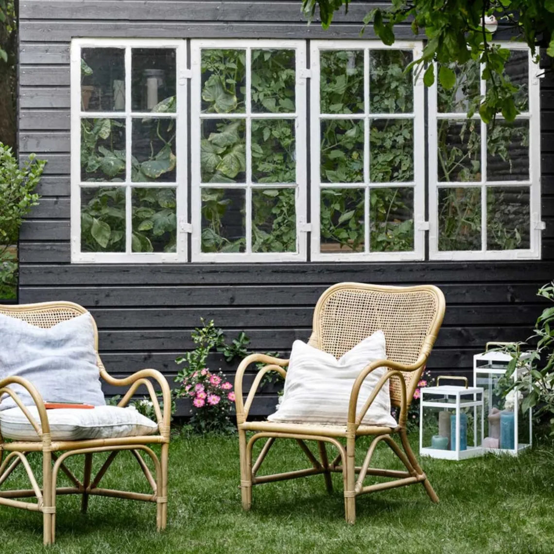 LANTERNE PURE NORDIC LARGE 20X20X56 CM | SNOW