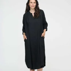 LAURELLA SHIRTDRESS LINEN | MOONLESS NIGHT
