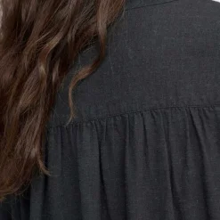 LAURELLA SHIRTDRESS LINEN | MOONLESS NIGHT