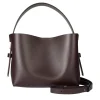 LEATA LEATHER BAG | CHOCOLATE PLU