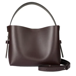 LEATA LEATHER BAG | CHOCOLATE PLU