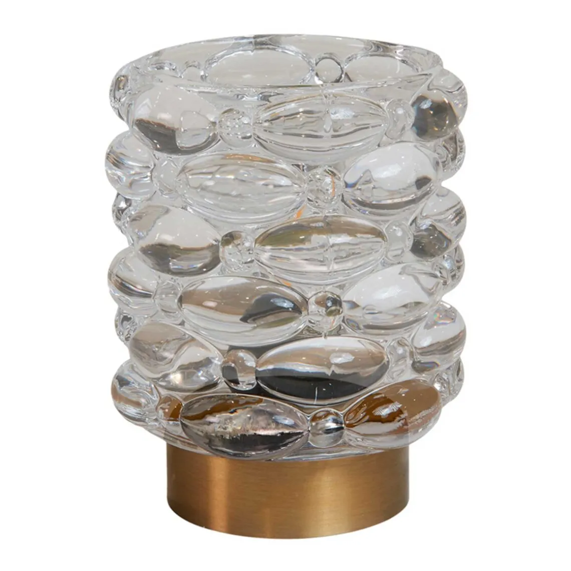 LED LAMPE I GLAS 12 CM | KLAR