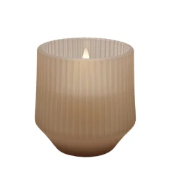 LED LYS - DUFTLYS I GLAS | BEIGE/UPLIFT